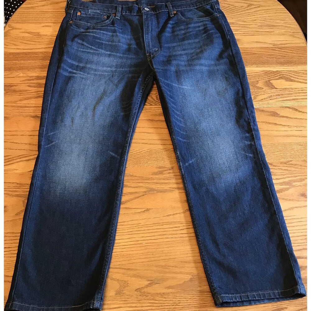 Levi's Jeans 514 Slim Straight Men's Size 40 X 30 Blue - Picture 2 of 6